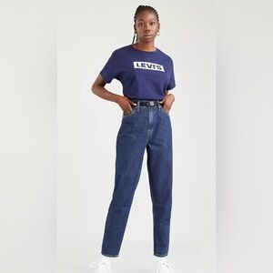 Levi’s High Waisted Mom Women’s Jeans Blue Sz 30